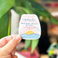 Sticker- Psalm 143:8 Sunset waves