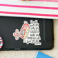 Sticker- Psalm 91:4 with a cute bird
