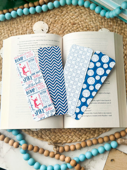 Bookmarks with volleyballs
