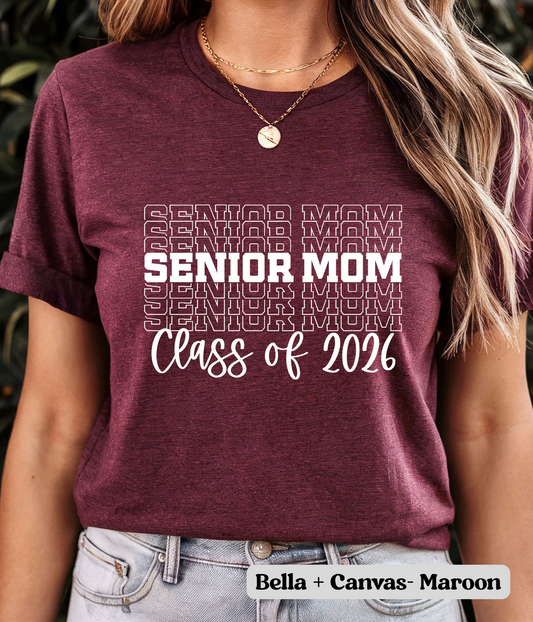 Senior Mom Stacked- T-shirt