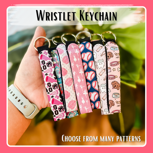 Wristlet Keychain- Choose Your Pattern